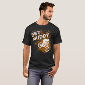 Muddy Mountain Biking Trail  T-shirt (Voorkant volledig)