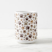 Muddy Paw Print Coffee Mug (Centre)