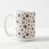 Muddy Paw Print Coffee Mug (Gauche)
