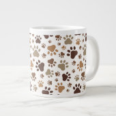 Muddy Paw Prints Mug (Devant droit)