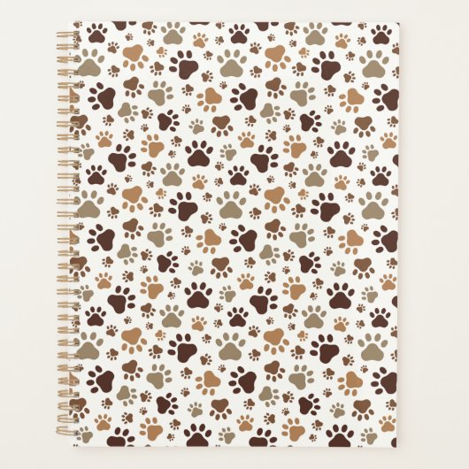 Muddy Paw Prints Planner (Devant)