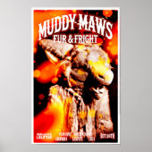 MuddyMaws Fur & Fright #8802 Poster (Voorkant)