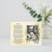 Müde bin ich geh zur Ruh Briefkaart (Staand voorkant)