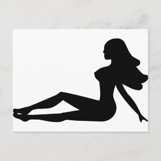 Mudflap Girl Briefkaart (Voorkant)