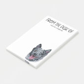 Mudi liefhebber post-it® notes (Schuin)