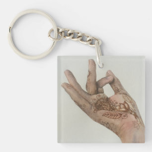 Mudra Henna Hand Sleutelhanger