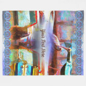 Muelle Los Peines Pelican 0463 Fleece Deken (Voorkant (Horizontaal))