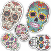Muerte Skulls Sticker (Voorkant)