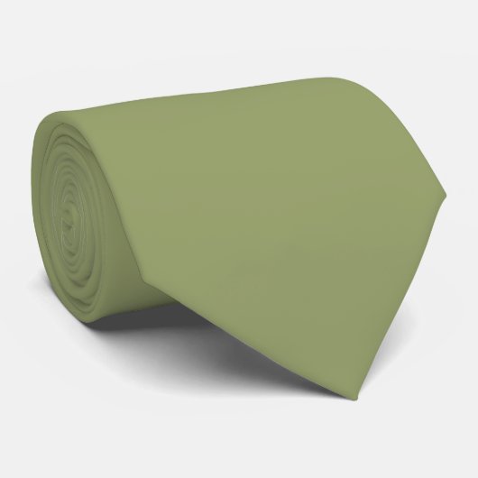Muet Kaki Vert Olive Pop De Couleur Cravate De Cou (Roulé)