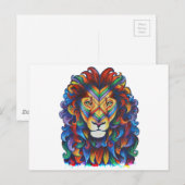 Mufasa's nieuwe haar doet briefkaart (Voorkant / Achterkant)