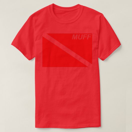 Muff Dive Flag T-shirt (Design voorkant)