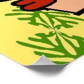 Muffaletta Head New Orleans Sandwich Nola Poster (Hoek)