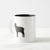 Muffel Tweekleurige Koffiemok (Voorkant links)