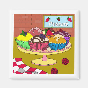 Muffin Bord Magnet Magneet