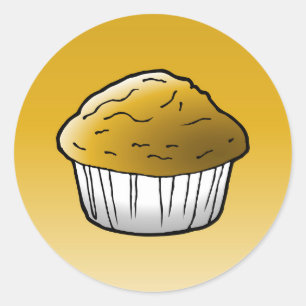 Muffin Classic Round Sticker