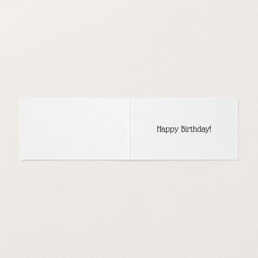 Muffin d'anniversaire - Bleu (Inside Unfolded)