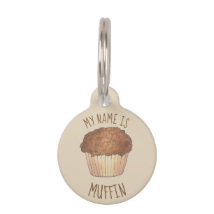 Muffin de Hondenbrokkel Streusel Gebak Gebakken Wa Huisdierpenning