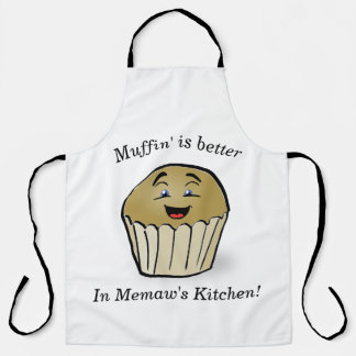 Muffin' is beter All-Over Print Apron Schort