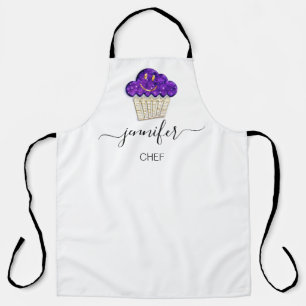 Muffins bakkerij catering-koeken die de gouden Paa Schort