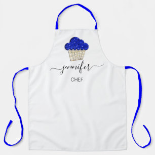 Muffins bakkerij catering maakt glimlachen Goud Sw Schort
