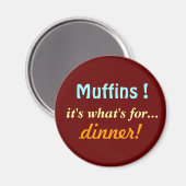 Muffins mag. magneet (Voorkant / Achterkant)