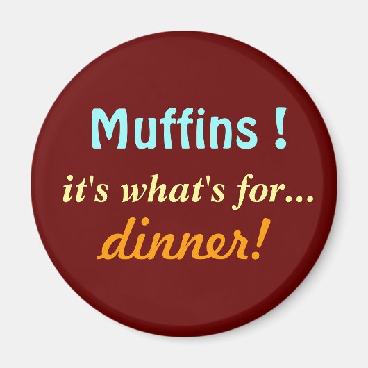 Muffins mag. magneet (Voorkant)