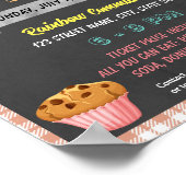 Muffins Met Moeder Evenement sjabloon Poster (Hoek)