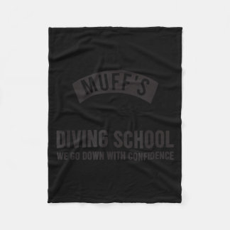 Muffs Duikschool Grappige Duiker Humor Met Fleece Deken