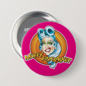Muffy Fishbasket Fan Button (Voorkant /achterkant)