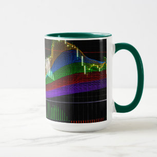 Mug С & indicateur "arc-en-ciel" en noir