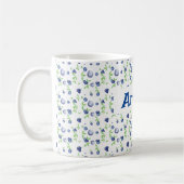 Mug С ute Blueberry aquarelle nom du motif (Gauche)