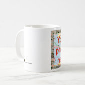 Mug سالنومبارک heureux persan de Norooz de nouvelle (Devant gauche)