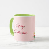 MUG かわいいジャックラッセルテリアのクリスマス♡ (Devant gauche)