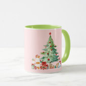 MUG かわいいジャックラッセルテリアのクリスマス♡ (Devant droit)