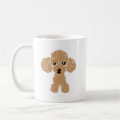 MUG かわいいトイプードル (Gauche)