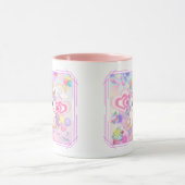 MUG かわいいピンクのゆるふわユニコーン♡ (Centre)