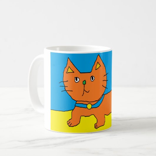 MUG ウクライナ猫ちゃん (Devant gauche)