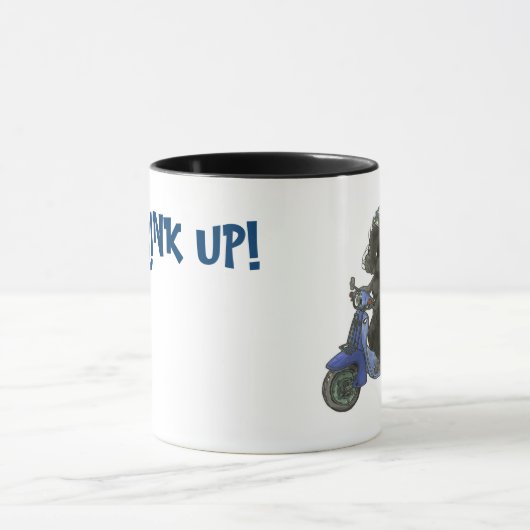 MUG ウサギのバイク マグカップ (Centre)