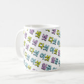 MUG カラフル ストライプ ~ハングル~ (Devant gauche)