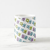 MUG カラフル ストライプ ~ハングル~ (Centre)