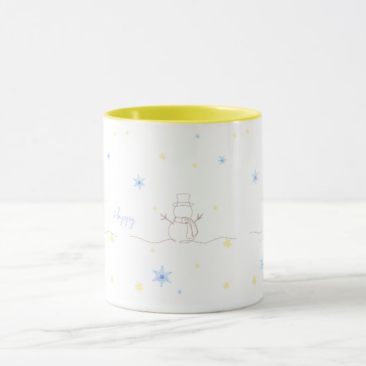 MUG シンプルなクリスマス スノーマン♡ (Centre)
