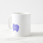 MUG ピンクとブルーのポメラニアン (Devant gauche)