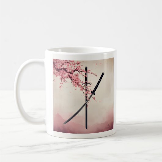 Mug 「刀と散華（Katana to Sange）」 (Gauche)