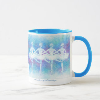 MUG 四羽の白鳥の踊りマグカップ