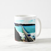 MUG 山口県の角島大橋のある日の昼下がり☆景色絶景☆写真加工品☆ (Devant droit)