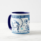 Mug 年年有魚 de Nien Nien Yo Yu (Devant gauche)
