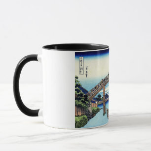Mug 深 川 万 橋 下, 北 Voir le Mont Fuji de Fukagawa, Hokusa
