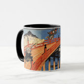 Mug 義経と弁慶, 国芳, Yoshitsune et Benkei, Kuniyoshi, (Devant gauche)