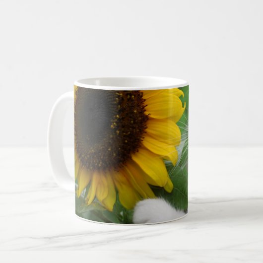 MUG 野良猫ニャン吉【ひまわり】 (Devant gauche)