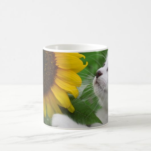 MUG 野良猫ニャン吉【ひまわり】 (Centre)